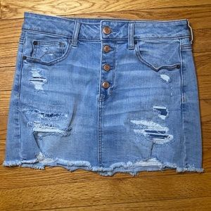 Jean skirt 10 regular from American eagle blue
